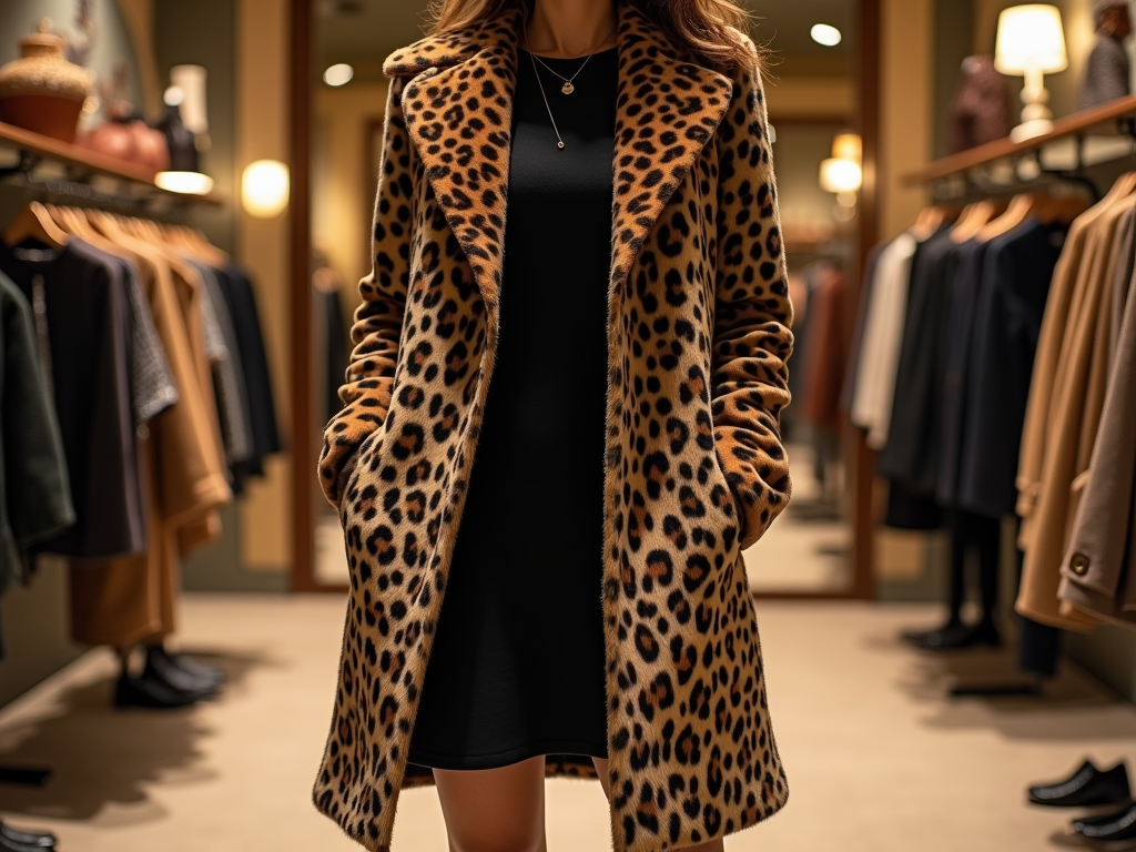 anersf.ro | Paltoanele cu motiv leopard: must-have al iernii