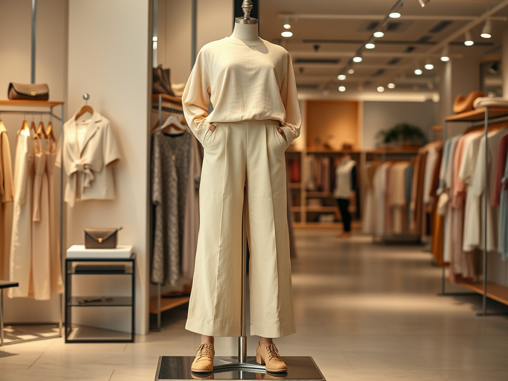 anersf.ro | Înguști sau largi? Stiluri de pantaloni care se potrivesc cu pantofii bej