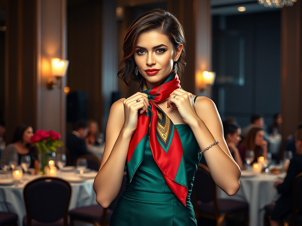 anersf.ro | O rochie elegantă și o eșarfă colorată: Combinări stilate