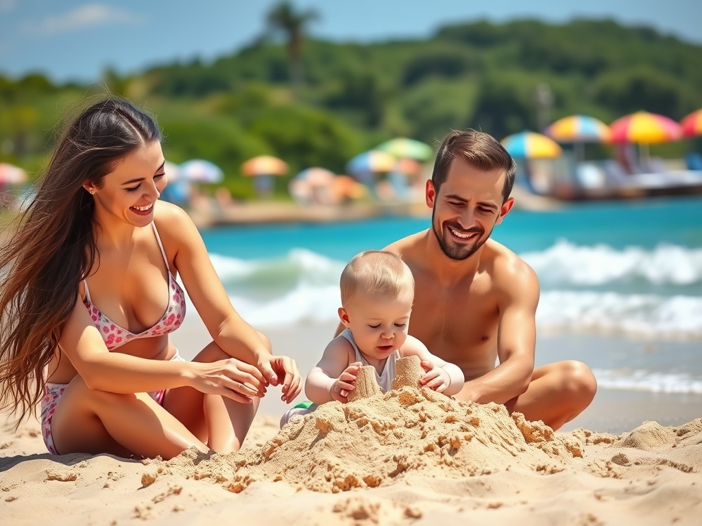 Organizarea unei excursii la plajă cu bebe: pași esențiali