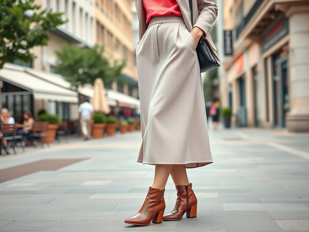 Modă pentru femei cu gambe subțiri