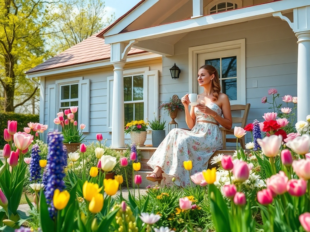 Stilul „cottagecore” pentru primăvară